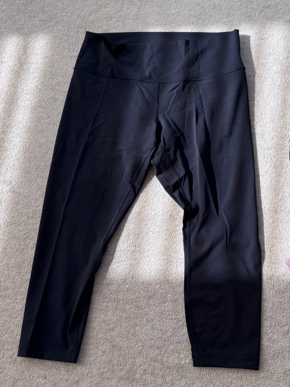 Lululemon Wunder Under Crop High-Rise *Full-On Luxtreme 23", size 14 - Picture 5 of 6